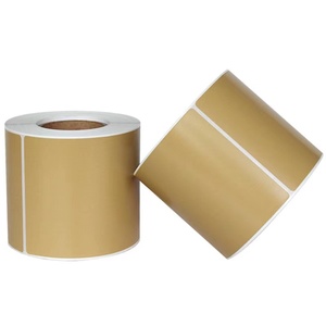 Kraftpapier Braune Selbstklebende Etikettenrollen 20-100 Stück Äußere Box Milchtee-Aufkleber - Product Image 3