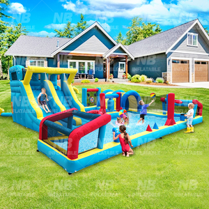 Inflatable Adult House Castle Jumping Bouncer With Slide Inflatable House Bubble Bouncer Baby <b>Trampoline</b> Inflatable Adult - Product Image 1