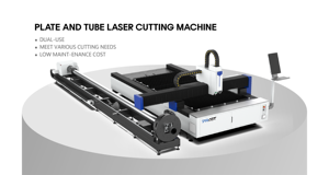 Machine de découpe laser à fibre 2-en-1 économique pour plaques et tubes métalliques 1500W, découpe d'acier inoxydable, de carbone et d'aluminium - Product Image 5