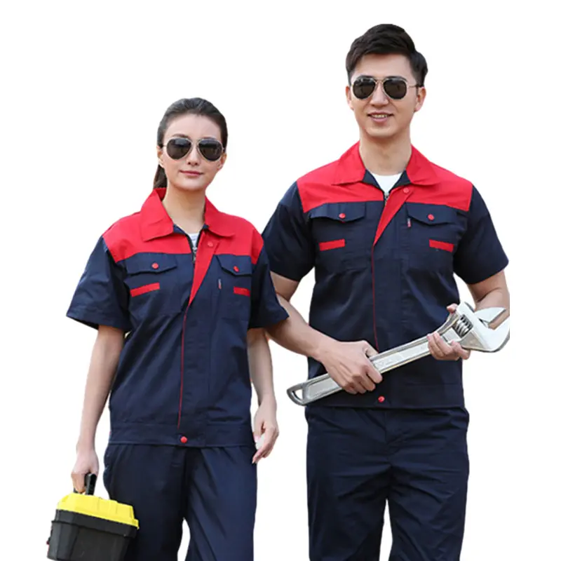 Work wear pants uniform fabric suit clothing khaki safety private label professional construction mens cover all work wear