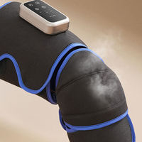 Masseur de genoux et jambes de haute qualité avec compression d'air pour soulager la douleur au pied, au mollet, à la cheville et au genou, relaxation musculaire, batterie 1800 mAh