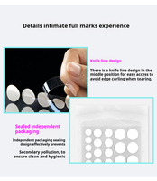 Patch Invisible Transparent Hydrocolloïde à l'Huile Essentielle pour l'Acné avec Emballage Individuel pour le Visage
