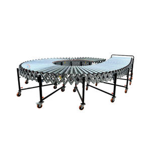 304s अनुकूलित लचीले चल रहे रोलर कन्वेयर सिस्टम ट्रक कंटेनर के लिए स्केट पहियों के साथ स्केट व्हील के साथ - Product Image 4