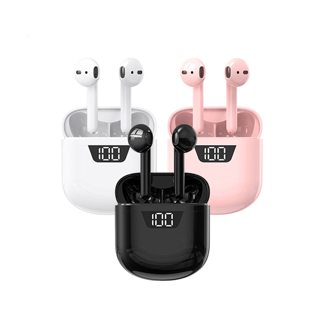 Factory Wireless True Wireless Earbuds J55 in Ear Mini TWS V5.0 Charge Display Earphone J55 Wireless Headphones