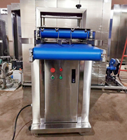 Machine à découper horizontale pour pain industriel, machine à trancher les hot-dogs, les hamburgers et les pains à hamburger