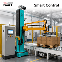 Robot articulé monté sur colonne avec moteur de boîte de vitesses PLC pour applications de palettisation et de depalettisation entièrement automatiques de sacs