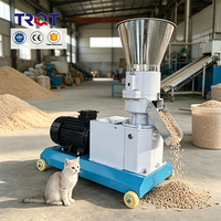 Machine à granulés multifonctionnelle électrique pour aliments du bétail et aquatiques, capacité 350 kg/h, haute sécurité, économie d'énergie, faible consommation
