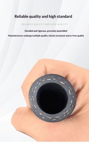 Tubi Flessibili NBR Neri Rinforzati con Filo Metallico per Motori Diesel/Benzina, Misure Personalizzabili, Resistenti all'Invecchiamento, Senza Crepe, Tagliabili ZXQ - Product Image 6