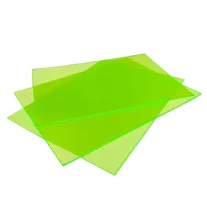 رقائق لفافة من الكلوريد متعدد الفينيل خضراء شفافة ومصباحية توريد المصنع OCAN سعر جيد