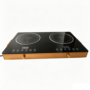 Cuisinière électrique en céramique à double brûleur 3000W, <span class=keywords><strong>plaque</strong></span> chauffante de table portable, cuisinière électrique en céramique pour camping-car, cuisine, camping - Product Image 1