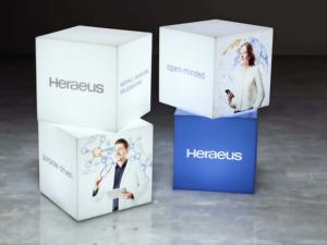 Custom Logo Rgb Draadloze Led Verlichte Vierkante Glow Kubus Lightbox Multicolor Indoor Outdoor Keuken Eetkamer Bar Meubels Voor - Product Image 3