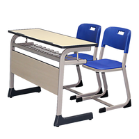 Ensembles de meubles pour enfants, table et deux chaises, bureau et chaise de classe scolaire, double bureau pour enfants