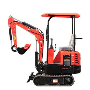 Equipo de maquinaria de construcción FW10A, minimáquina hidráulica de retroexcavadora de 1 tonelada, correa de orugas, excavadoras de pista en venta - Product Image 1