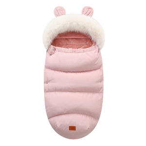 Nouveauté hiver 2025, <span class=keywords><strong>gigoteuse</strong></span> et tenue pour bébé doublée de polaire, épaisse, comprend une couverture d'emmaillotage 0803-001 - Product Image 3