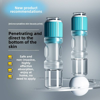 Derma Stamp Nano Microneedling Indolore, Stylo d'Infusion Liquide Auto-Fluide pour Sérum, Outil de Beauté Portable à Domicile pour le Visage et le Cuir Chevelu