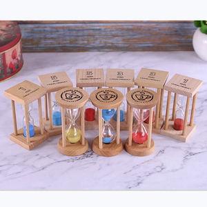 Reloj de Arena de Madera de Fábrica, Temporizador de 1/2/3/5/10/15/30 Minutos, Interesante para que los Niños Cepillen los Dientes con Arena, Encantador Regalo de Navidad, Reloj de Arena de Madera - Product Image 5