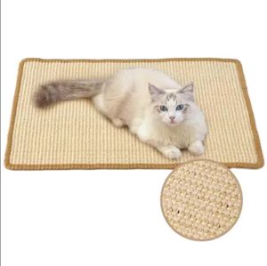 Hochwertige Matte Haltbarkeit Sisal Teppich Cat Scratching Mat Haltbarkeit Schutzs ofa Teppich <span class=keywords><strong>Scratch</strong></span> <span class=keywords><strong>Pad</strong></span> für Cat Grinding Claws - Product Image 1