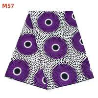 Tissu imprimé mosaïque multicolore en cire - Tissé uni 100% coton, poids moyen, base noire, motif cercles et points pour filles et garçons