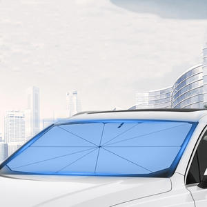 Pare-soleil de pare-brise de voiture universel pliable protection <span class=keywords><strong>UV</strong></span> pare-soleil pour voitures pare-soleil de fenêtre avant parapluie - Product Image 3