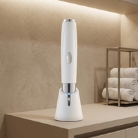 Masseur oculaire électrique avec fonction de stérilisation, 3 vitesses réglables, 3 couleurs de lumière photonique, massage par vibration, appareil de beauté pour les yeux