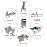 Détecteur de métaux pour l'industrie alimentaire JINDUN 602P, écran tactile intelligent, détection électromagnétique, vitesse du convoyeur réglable, 304