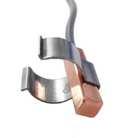 Sangle réglable sur tuyau Sonde à thermistance NTC 10k B3435 Sonde d'égout Pince en cuivre Capteur de température