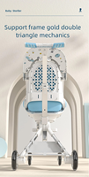 Poussette bébé légère 3 en 1, poussette 2 en 1, poussette de voyage pour tout-petits, poussette classique, vente en gros, directement de l'usine