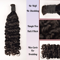 KAMA Wholesale – Extensions de cheveux humains 100 % naturels en vrac pour tresses bohèmes