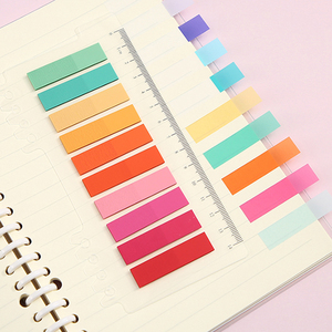 Precio al por mayor, notas de índice autoadhesivas multicolores, banderas de índice coloridas, papelería escolar y regalo para niños - Product Image 6