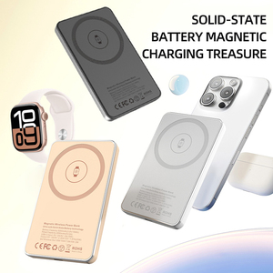 Pin dự phòng dạng pin bán rắn bảo mật cao 5000mAh Mag 3 trong 1, sử dụng an toàn, sạc không dây 15W cho iPhone 17, tai nghe và đồng hồ - Product Image 5