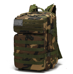 Mochila Táctica DF45A para Camping, 3 Compartimentos, 35-45L, Deportiva, para Cosplay, Juegos, Molle, Negra, Verde, Caqui, Bronceado - Product Image 3