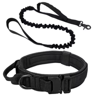 Laisse de chien tactique réglable, en nylon durable, pour la marche et l'entraînement, accessoire pour animaux de compagnie avec impression personnalisée, écharpe décorative