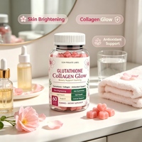 Vente Flash : 60 Gommes de Collagène au Glutathion avec Vitamines pour la Santé de la Peau