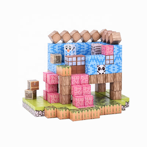 Ensemble de blocs magnétiques en plastique de 128 pièces, jouets de construction STEM pour <span class=keywords><strong>les</strong></span> enfants de 4 à 12 ans, cubes de 2,5 cm, cadeau de Noël - Product Image 3