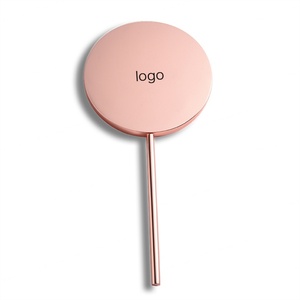 Hot Promotion Rose Gold Customized Logo Hand Held Pocket <b>Makeup</b> <b>Mirror</b> - Product Image 6