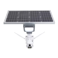 Lampe solaire extérieure LED étanche IP65 en alliage d'aluminium avec télécommande, caméra de surveillance pour éclairage public routier