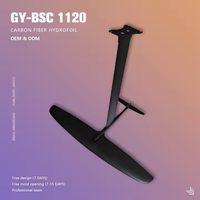 GY BSC1120 Hidrofoil 2007Sqcm besar sayap depan 3K serat karbon layang-layang berselancar Wingfoil olahraga air Hidrofoil pemula