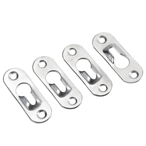 Shanfeng Heavy Duty Mirror Keyhole Hangers Perchas de acero <span class=keywords><strong>para</strong></span> cerraduras Fabricado con la durabilidad en mente - Product Image 4