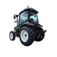 Tractores agrícolas de 50cv 55cv y 60cv, 4WD, 4x4 tractores agrícolas equipados con remolques rototilleras y sembradoras