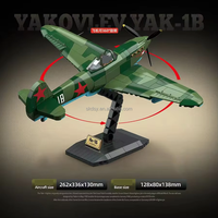 Kit de modèle en plastique neuf de l'Avion de chasse historique Yak-1B de l'Armée de l'Air soviétique de la Seconde Guerre mondiale, ensemble de blocs de construction DIY, avion de combat historique