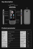 Traducteur intelligent portable S80 Pro dernier cri, écran tactile, appareil Android avec WiFi en ligne, 137 langues hors ligne, traducteur de 17 langues