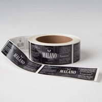 Rollo Autoadhesivo Impreso Personalizado para Agua, Cerveza, Vino, Whisky, Tequila, Jugo, Bebidas Minerales y Alimentos con Adhesivo Permanente