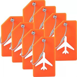 Hang Tag Silicone Luggage Tags for Travel Bag Standard Size Privacy Protection Label Flight Baggage Clothing Luggage Accessories - Product Image 2