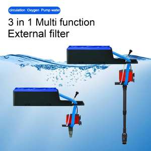 Xilong 3-in-1 multifunctionele, milieuvriendelijke, energiebesparende, ultrastille plastic dompelpomp voor meerdere tankmaten, 1 <span class=keywords><strong>aquarium</strong></span>. - Product Image 2