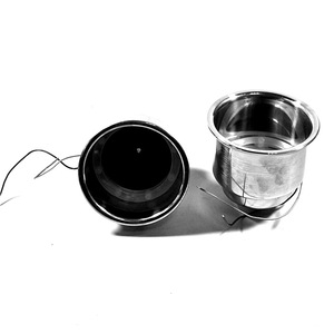 Portavasos de Acero Inoxidable para Barco, Soporte para Vasos con Montaje de Alambre para Accesorios de Cubierta de Yate o Barco - Product Image 1