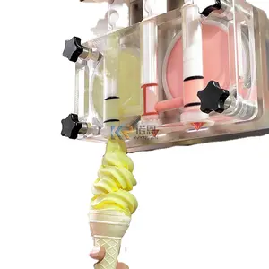 2024 Cone Pequeno Única Cabeça De Utilidade Comercial Cone Loja De Conveniência Ice Cream Soft Machine