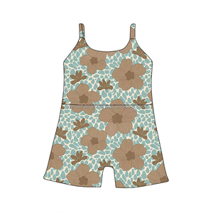 Costume <span class=keywords><strong>da</strong></span> <span class=keywords><strong>Bagno</strong></span> Estivo di Alta Qualità per Bambine con Stampe Hawaiane Carine, Senza Maniche, Intero, per Bambine Piccole - Product Image 5