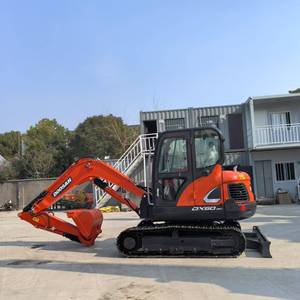 Excavatrice Doosan DX60-9C d'occasion, mini-excavatrice coréenne de seconde main, machine de terrassement à vendre. - Product Image 1