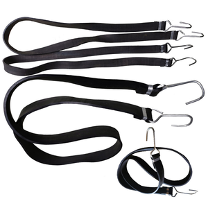 Sac de selle pour vélo et moto, bagage, corde élastique colorée de 1,5 m avec boucle métallique pour accessoires de fixation de coffre - Product Image 5
