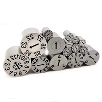 MILITE Poinçon de date en acier de haute précision SUS420, dureté 50-55HRC, tolérance 0,02-0,05 mm pour moulage plastique (Mois/Année/Blank)